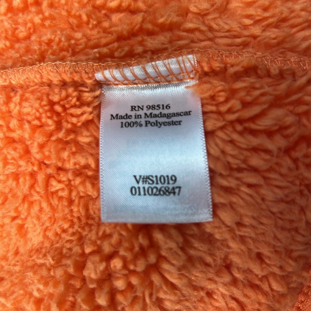 Coldwater Creek Women’s Outerwear Vest. EUC.  Size Medium. Tangerine Fleece. - Picture 7 of 8